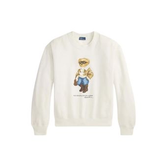 Ralph Lauren Sudadera Polo Bear - Sweatshirts & Hoodies - Mujer - Blanco - XS