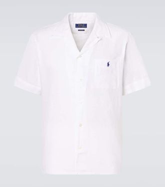 Polo Ralph Lauren Camicia in lino con ricamo