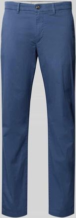 Tommy Hilfiger Straight Fit Chino aus Baumwoll-Mix in Blau, Größe 31/32