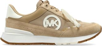 Michael Kors Schoenen, Dames, Beige, 39 EU, Leer, Nova Trainer