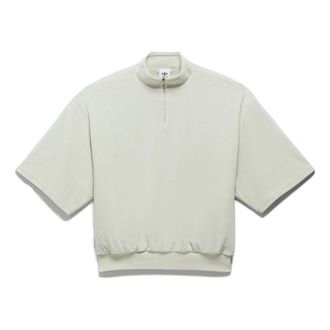 adidas Basketball Velour 1/2 Zip Sweatshirt IA1989