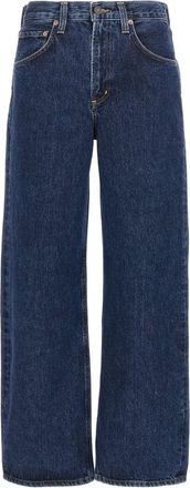 A Gold E Dames, Jeans, Blauw, Maat: W24 Katoen