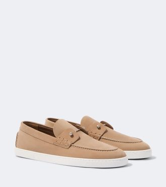 Christian Louboutin Chambeliboat leather slip-on shoes