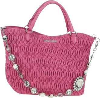 Miu Miu Pre-owned Handbags, female, Pink, Size: ONE SIZE Pre-owned Hand Bag