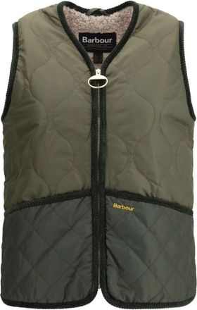 Barbour Gewatteerde Teddy Fleece Vest - Dames - Bodywarmers - Groen - L - Polyester - Jassen