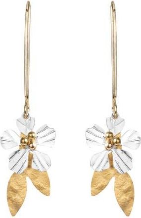 Matr Boomie Sayuri Petal Dangle Earring in Gold at Nordstrom