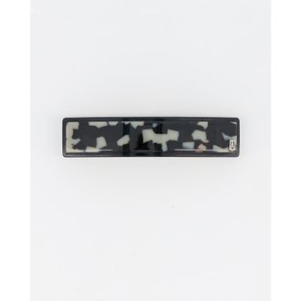 Alexandre de Paris Vincenne acetate hair barette in Grey at Nordstrom, Size Large