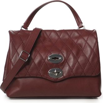 Zanellato Tassen, Dames, Rood, S, Leer, Postina Trame