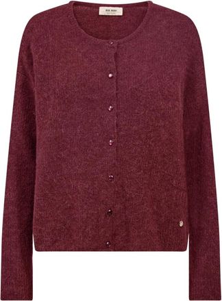 Mos Mosh C&aacute;rdigan - Knitwear - Mujer - Marr&oacute;n - XL
