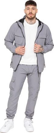 Enzo Jeans Milano Heren Poly Cargo Trainingspak Set