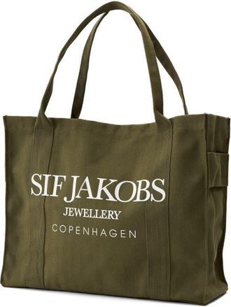 Sif Jakobs Jewellery Khaki Green Tote Bag at Nordstrom