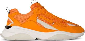 Amiri Bone Runner low-top sneakers - men - Rubber/Leather/Mesh/Fabric - 43 - Orange