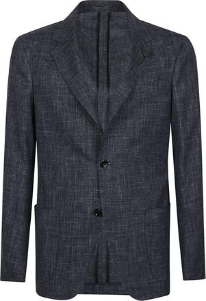 Lardini Roma Jacket - Heren - Blazers - Blauw - 2XL - Wol - Jassen