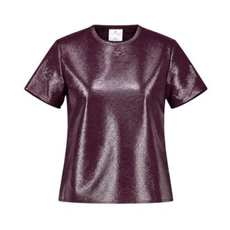 Courr&egrave;ges Camiseta de manga corta - Tops - Mujer - Rojo - XS