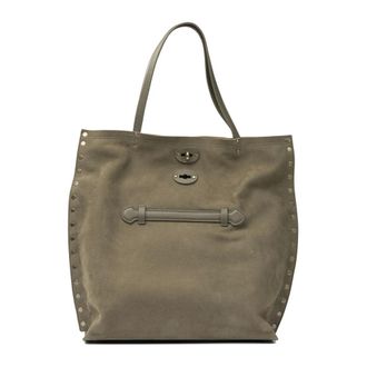 Zanellato Tote Bags, female, Gray, Size: ONE SIZE Grey Shoulder Bag Stylish Design