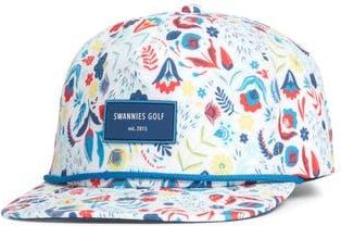 Swannies Simon Snapback Cap in Red/Navy at Nordstrom Rack