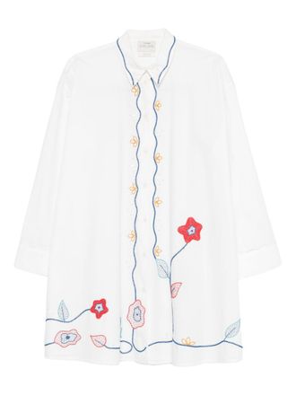 Forte_Forte Forte Forte Womens Embroide Cotton Shirt