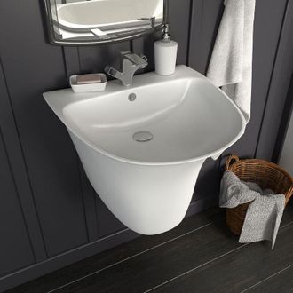 vidaXL Lavabo 47 X 45 X 37 Cm Cer&aacute;mica Glaseada Vidaxl