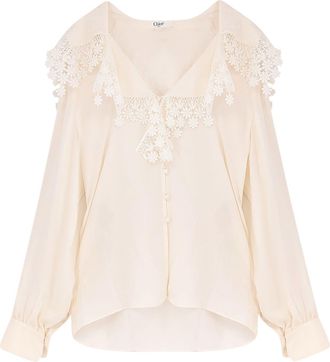 Chloé Printed Silk Shirt
