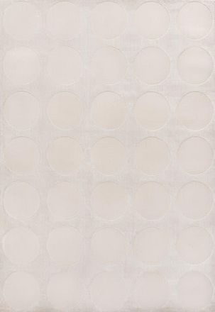 Jonathan Y Designs Adrian Modern Geometric Circle Dot High-Low Area Rug in White/cream at Nordstrom, Size 5Ft 0In X 8Ft 0In