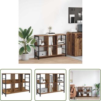 vidaXL vidaXL Scaffali - Libreria Legno vecchio 102 x 32 x 72,5 cm Legno multistrato