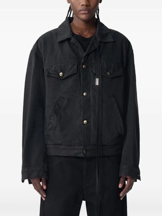 Ann Demeulemeester Giacca denim Marthe - Nero