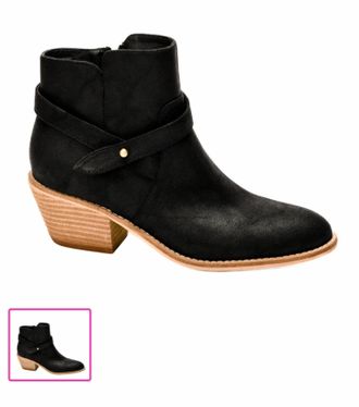Corkys Footwear Womens Fed Up Ankle Bootie In Black