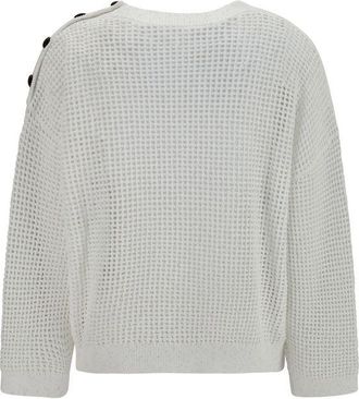 Brunello Cucinelli Womens White Cotton Sweatshirt Clothing