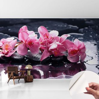 Tulup Fotomurale Adesivo - Carta Da Parati Adesiva - Per La Cucina Camera Da Letto Per La Soggiorno - Eleganza Floreale 416x254 Cm