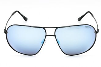 Kenneth Cole Reaction KC2984 Blue Mirror Lens Sunglasses - Black