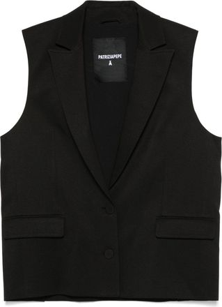 Patrizia Pepe twill vest - Black