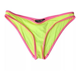 Dolce & Gabbana Bikini Bottom - female - Dolce & Gabbana - Bikinis - Yellow - ONE SIZE - Swimwear