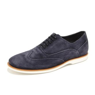 Hogan H262 Francesina - Heren - Veterschoenen - Blauw - 39 EU - Leer - Schoenen