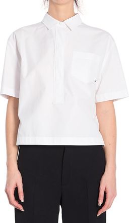 Gucci White Boxy Logo Shirt