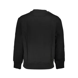 Calvin Klein Logo-Print Cotton Sweatshirt - Black