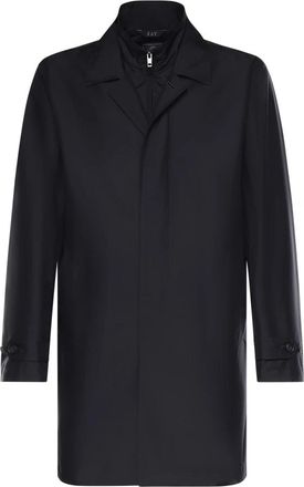Fay Morning Coat - Heren - Mantel - Blauw - 2XL - Polyester - Jassen