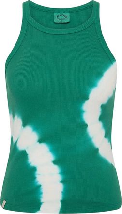 The Upside Canotta Asher con fantasia tie dye - Verde
