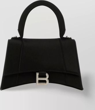 Balenciaga distinct silhouette compact satin handbag