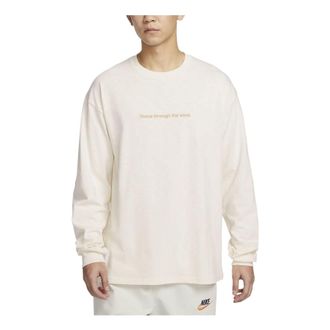 Nike Sportswear Nai-Ke Long Sleeve T-Shirt Beige FN0466-118