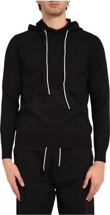 Daniele Alessandrini Hoodies & sweatvesten, Heren, Zwart, L, Polyester, Hoodies