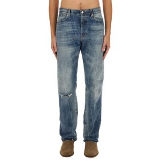 Department Five Classic Straight Denim Jeans - male - DEPARTMENT FIVE - Straight Fit Jeans - Blue - W33 - Jeans