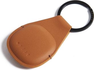 Mujjo Canopy AirTag Keychain in Light Tan at Nordstrom