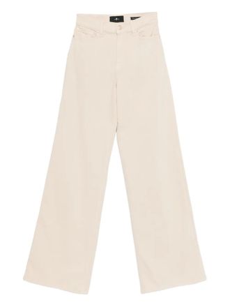 7 For All Mankind wide-leg jeans - Neutrals