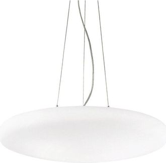 Ideal Lux Sospensione Moderna Smarties Vetro Bianco 3 Luci E27