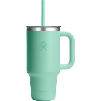Hydro Flask 32-Ounce Clear Lid Travel Tumbler in Mermaid Green at Nordstrom