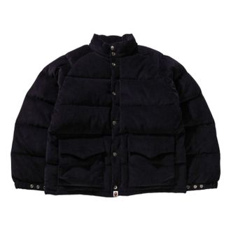 A Bathing Ape Corduroy Classic Down Jacket Black 1K70-144-001-BLK