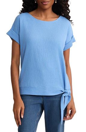 Jones New York Texture Dolman Top in Blue Horizon at Nordstrom, Size X-Small