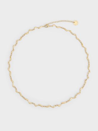 Charles & Keith Emilia Wavy Necklace