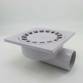 OEM Desag&uuml;e De Piso, Desag&uuml;e De Pared De Pvc De 75 Mm, Desag&uuml;e De Abs De Alto Caudal Para Ba&ntilde;o, Ducha, Desag&uuml;e Lateral De Alto Caudal, Duradero -crezuo