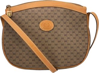 Gucci Gucci Vintage Stoffen Crossbody Tas